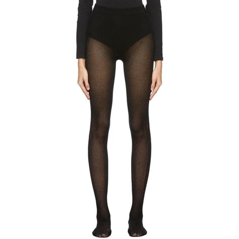 gucci black toghts|gucci black distressed tights.